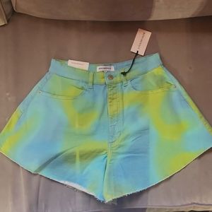 Tye dye shorts